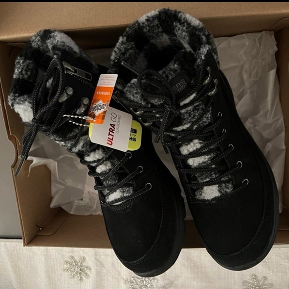 NEW! Lowest price! Skechers glacial ultra timber on the go boots winter snow 7 - Picture 7 of 8